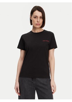 Guess T-Shirt W5RI04 I3Z14 Czarny Regular Fit ze sklepu MODIVO w kategorii Bluzki damskie - zdjęcie 181119030