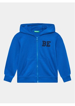 United Colors Of Benetton Bluza 3J68G5023 Niebieski Regular Fit ze sklepu MODIVO w kategorii Bluzy chłopięce - zdjęcie 181119032