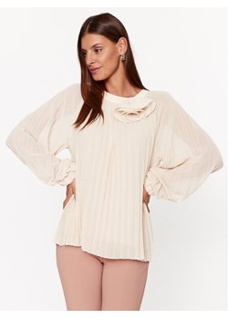 Dixie Bluzka C319Z019A Beżowy Relaxed Fit ze sklepu MODIVO w kategorii Bluzki damskie - zdjęcie 181119170