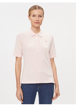 Tommy Hilfiger Polo 1985 WW0WW37820 Różowy Regular Fit ze sklepu MODIVO w kategorii Bluzki damskie - zdjęcie 181119181
