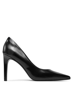 Calvin Klein Szpilki Heel Pump 90 - Brush L HW0HW02263 Czarny ze sklepu MODIVO w kategorii Czółenka - zdjęcie 181119240