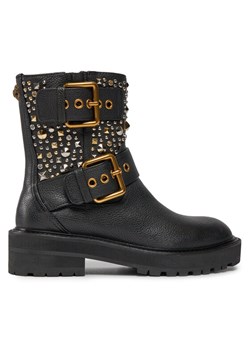 Kurt Geiger Botki 225-Hackney Biker Boot 546505109 Czarny ze sklepu MODIVO w kategorii Botki - zdjęcie 181119290