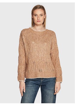 Liu Jo Sweter WF2510 MA05N Beżowy Regular Fit ze sklepu MODIVO w kategorii Swetry damskie - zdjęcie 181119324
