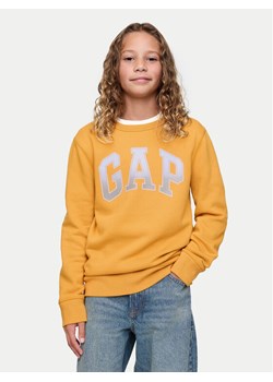 Gap Bluza 531000 Złoty Regular Fit ze sklepu MODIVO w kategorii Bluzy chłopięce - zdjęcie 181119340