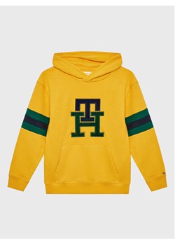 Tommy Hilfiger Bluza Icon Monogram KS0KS00312 D Żółty Regular Fit ze sklepu MODIVO w kategorii Bluzy chłopięce - zdjęcie 181119611