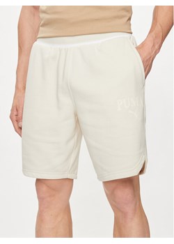 Puma Szorty sportowe Squad 678975 Écru Regular Fit ze sklepu MODIVO w kategorii Spodenki męskie - zdjęcie 181119652