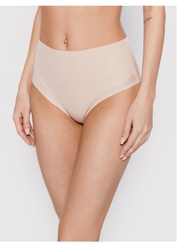 Chantelle Figi klasyczne z wysokim stanem Pure Light C10M80 Beżowy ze sklepu MODIVO w kategorii Majtki damskie - zdjęcie 181119670