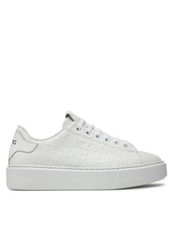 Iceberg Sneakersy Bozema ID2112 Biały ze sklepu MODIVO w kategorii Trampki damskie - zdjęcie 181119674