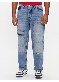 Tommy Jeans Jeansy Aiden Baggy Tapered Cargo Ah7032 DM0DM18083 Niebieski Regular Fit ze sklepu MODIVO w kategorii Jeansy męskie - zdjęcie 181119761