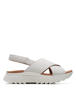Clarks Sandały DashLite Wish 26171949 Beżowy ze sklepu MODIVO w kategorii Sandały damskie - zdjęcie 181119771