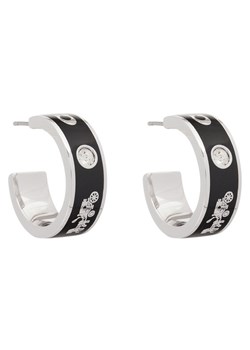 Coach Kolczyki Enamel Horse & Carriage Hoop Earrings 37479036RHO003 Czarny ze sklepu MODIVO w kategorii Kolczyki - zdjęcie 181119842