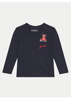 Guess Bluzka N4BI06 I3Z14 Granatowy Regular Fit ze sklepu MODIVO w kategorii T-shirty chłopięce - zdjęcie 181119951