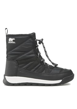 Sorel Śniegowce Youth Whitney II Short Lace Up NC3903-010 Czarny ze sklepu MODIVO w kategorii Buty zimowe dziecięce - zdjęcie 181120053