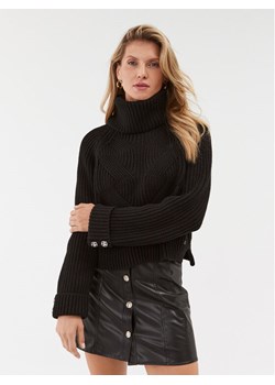 Guess Golf W3BR44 Z3962 Czarny Regular Fit ze sklepu MODIVO w kategorii Swetry damskie - zdjęcie 181120170