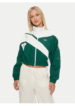 Reebok Kurtka przejściowa Cl Ae Fr Tt 100076212 Zielony Regular Fit ze sklepu MODIVO w kategorii Kurtki damskie - zdjęcie 181120434