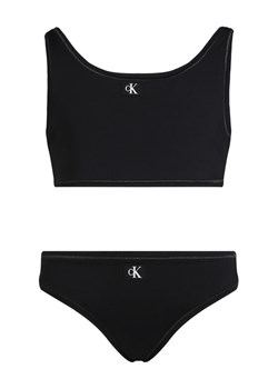 Calvin Klein Swimwear Strój kąpielowy KY0KY00093 Czarny ze sklepu MODIVO w kategorii Stroje kąpielowe - zdjęcie 181120484