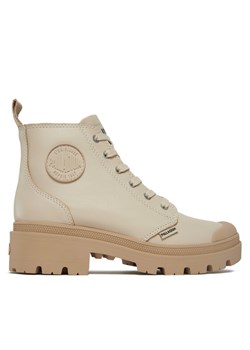 Palladium Trapery Pallabase Leather 96905-197-M Szary ze sklepu MODIVO w kategorii Workery damskie - zdjęcie 181120623