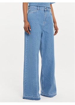 Custommade Jeansy Oteca Dots 999449608 Niebieski Wide Leg ze sklepu MODIVO w kategorii Jeansy damskie - zdjęcie 181120631