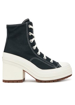 Converse Botki Chuck 70 De Luxe Heel A05347C Czarny ze sklepu MODIVO w kategorii Botki - zdjęcie 181120702
