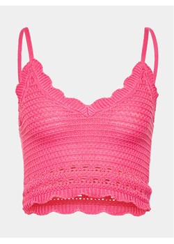 Gina Tricot Top 19542 Różowy Regular Fit ze sklepu MODIVO w kategorii Bluzki damskie - zdjęcie 181120852