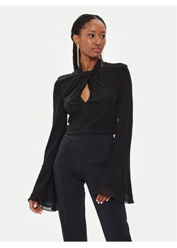 TWINSET Bluzka 241TT2099 Czarny Slim Fit ze sklepu MODIVO w kategorii Bluzki damskie - zdjęcie 181120870