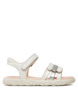 Geox Sandały J Sandal Haiti Girl J458ZD 000NF C0459 S Biały ze sklepu MODIVO w kategorii Sandały dziecięce - zdjęcie 181120884