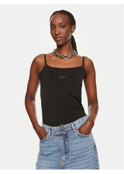 Boss Top Bea 50525698 Czarny Slim Fit ze sklepu MODIVO w kategorii Bluzki damskie - zdjęcie 181120990
