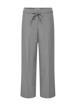 ONLY Spodnie materiałowe Marine 15338350 Szary Straight Fit ze sklepu MODIVO w kategorii Spodnie damskie - zdjęcie 181121081