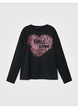 Desigual Bluzka Alba 22WGTK05 Czarny Regular Fit ze sklepu MODIVO w kategorii Bluzki dziewczęce - zdjęcie 181121193