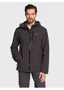 Jack Wolfskin Kurtka przejściowa Go Hike 1114051 Czarny Regular Fit ze sklepu MODIVO w kategorii Kurtki męskie - zdjęcie 181121284