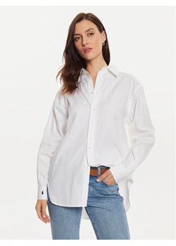 Polo Ralph Lauren Koszula 211891422001 Biały Relaxed Fit ze sklepu MODIVO w kategorii Koszule damskie - zdjęcie 181121330