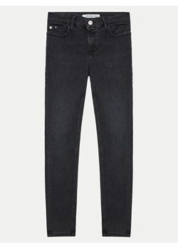 Calvin Klein Jeans Jeansy IG0IG02506 Czarny Skinny Fit ze sklepu MODIVO w kategorii Spodnie dziewczęce - zdjęcie 181121364