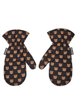 MOSCHINO Rękawiczki Damskie 65393 M3003 Czarny ze sklepu MODIVO w kategorii Rękawiczki damskie - zdjęcie 181121521