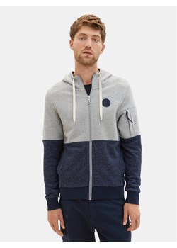 Tom Tailor Bluza 1037759 Szary Regular Fit ze sklepu MODIVO w kategorii Bluzy męskie - zdjęcie 181121733
