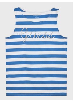 Guess Top J3GI25 K9NE3 Niebieski Regular Fit ze sklepu MODIVO w kategorii Bluzki dziewczęce - zdjęcie 181121860
