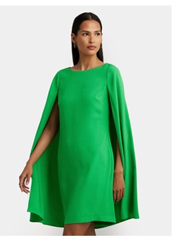 Lauren Ralph Lauren Sukienka koktajlowa 253855210023 Zielony Relaxed Fit ze sklepu MODIVO w kategorii Sukienki - zdjęcie 181121961