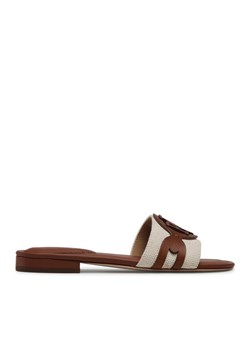 LAUREN RALPH LAUREN Klapki Alegra 802826823001 Beżowy ze sklepu MODIVO w kategorii Klapki damskie - zdjęcie 181122030