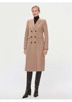 IVY OAK Płaszcz wełniany Celina IO1123F1013 Beżowy Slim Fit ze sklepu MODIVO w kategorii Płaszcze damskie - zdjęcie 181122040