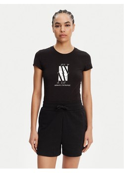 Armani Exchange T-Shirt XW000511 AF11929 UC001 Czarny Slim Fit ze sklepu MODIVO w kategorii Bluzki damskie - zdjęcie 181122051