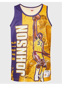 Mitchell & Ness Tank top TNMK5010 Żółty Regular Fit ze sklepu MODIVO w kategorii T-shirty męskie - zdjęcie 181122140