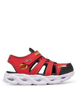 Skechers Sandały Thermo-Splash-Hydro-Flare 400613L/RDBK Czerwony ze sklepu MODIVO w kategorii Sandały dziecięce - zdjęcie 181122224