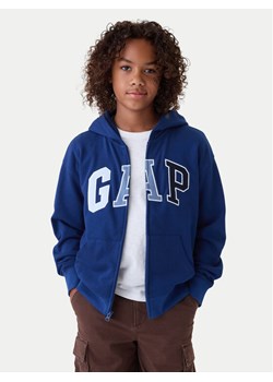 Gap Bluza 542315-00 Niebieski Relaxed Fit ze sklepu MODIVO w kategorii Bluzy chłopięce - zdjęcie 181122234