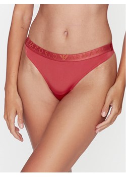 Emporio Armani Underwear Stringi 162468 3F235 03051 Brązowy ze sklepu MODIVO w kategorii Majtki damskie - zdjęcie 181122301