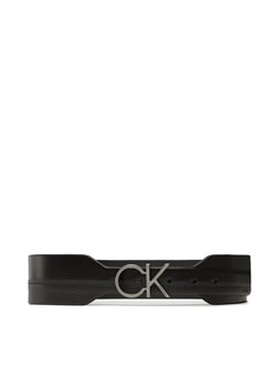 Calvin Klein Pasek Damski Re-Lock Mix Waist Belt 50Mm K60K610790 Czarny ze sklepu MODIVO w kategorii Paski damskie - zdjęcie 181122322