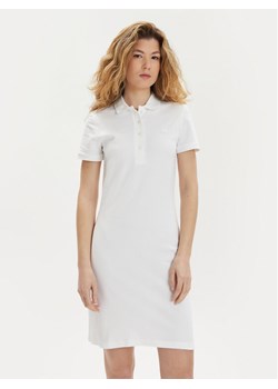 Lacoste Sukienka codzienna EF5473 Biały Slim Fit ze sklepu MODIVO w kategorii Sukienki - zdjęcie 181122373