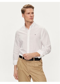 Tommy Hilfiger Koszula MW0MW34632 Biały Slim Fit ze sklepu MODIVO w kategorii Koszule męskie - zdjęcie 181122383