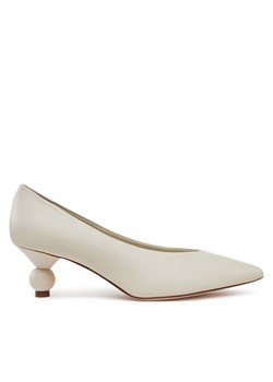 Weekend Max Mara Czółenka 2515521054600 Écru ze sklepu MODIVO w kategorii Czółenka - zdjęcie 181122600