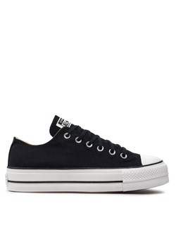 Converse Trampki Chuck Taylor All Star Lift Ox 560250C Czarny ze sklepu MODIVO w kategorii Trampki damskie - zdjęcie 181122623