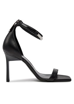 Calvin Klein Sandały Heel Sandal 90 Metal Bar Lth HW0HW01946 Czarny ze sklepu MODIVO w kategorii Sandały damskie - zdjęcie 181122654