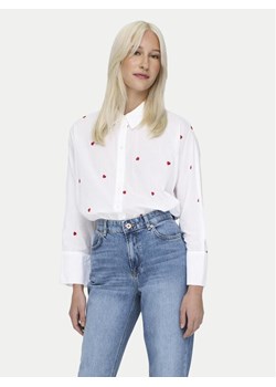 ONLY Koszula New 15283743 Biały Box Fit ze sklepu MODIVO w kategorii Koszule damskie - zdjęcie 181122720
